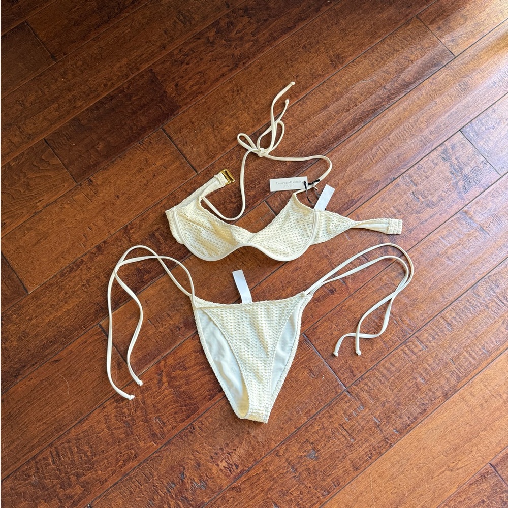 Lovers & Friends Cream Bikini Set